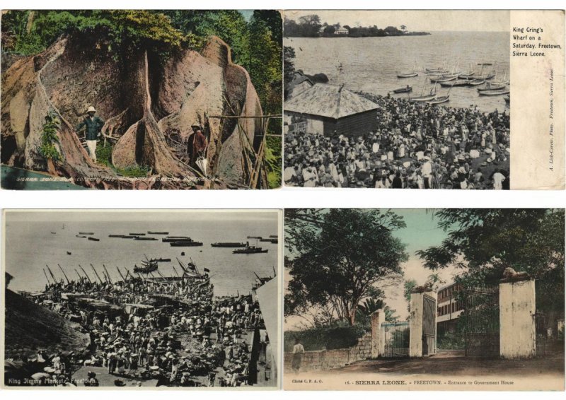 SIERRA LEONE AFRICA 48 Vintage Postcards Pre-1940 (L3036)