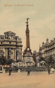 Belgium Brussells Le Monument Anspach 1908