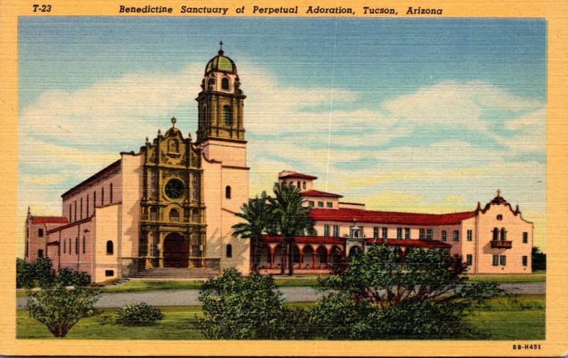 Arizona Tucson Benedictine Sanctuary Of Perpetual Adoration Curteich