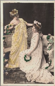 L'Ecole Des Graces Opera H.Manuel Glamour Vintage RPPC C159