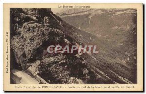 Old Postcard The Scenic Route forestry Royans Combe Laval Pass Out Equipment ...