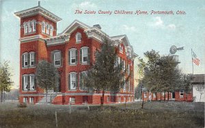 Scioto County Childrens Home Portsmouth, Ohio OH Postcard
