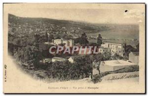 VINTAGE POSTCARD Environs of Algiers Seen from has Mustapha