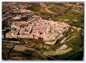 c1950's The Walled City of Mdina Ancient Capital of Malta Posted Postcard