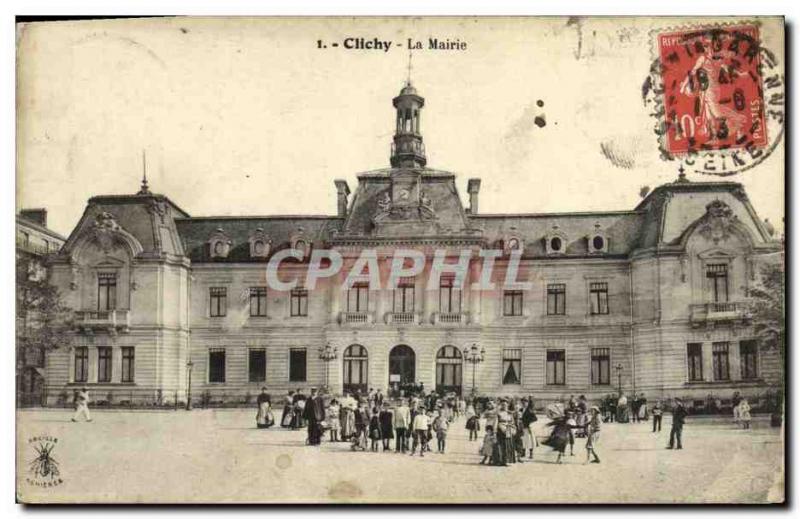 Old Postcard Clichy The Mayor