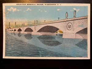 Vintage Postcard 1915-1930 Arlington Memorial Bridge Washington DC