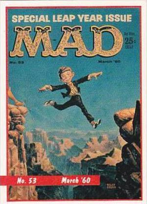 Lime Rock Trade Card Mad Magazine Cover Issue No 53 March 1960