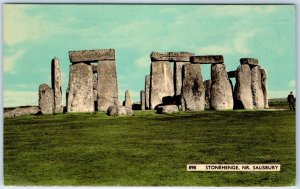 c1910s Salisbury, Wiltshire, England Stonehenge Stone Henge Ancient History A242