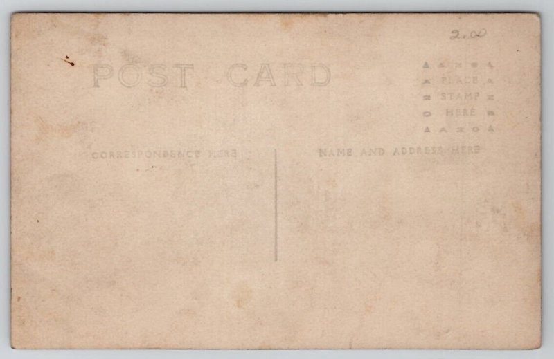 RPPC Four Men With Pipes Seated On Lawn c1907 Postcard Q22