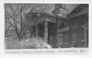 Campbell County Courthouse real photo Alexandria KY