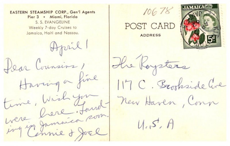 S.S. Evangeline Eastern Steamship Corp.