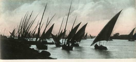 Africa - Egypt, Sailing Boats on the Nile