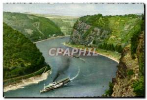 Modern Postcards Der Rhein Im Felsental Der Loreley