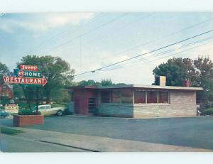 Unused 1950's OLD CARS & JONES' KY HOME RESTAURANT Bardstown Kentucky KY p6722
