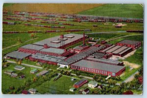 c1943 Kankakee Illinois Postcard Florence Stove Co's Factory Exterior Building