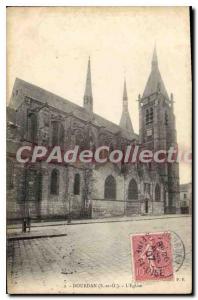 Postcard Old Church Dourdan