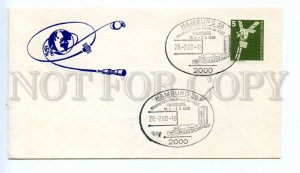 486479 1980 year Germany Space special cancellation Hamburg COVER