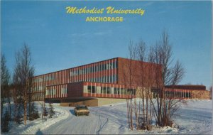 Postcard Methodist University Anchorage Alaska AK