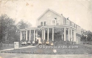 The Drug Store - Lake Huntington, New York NY Postcard