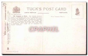 Postcard Old Elephant at work