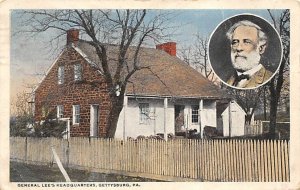 Gen. Lee's headquarters Gettysburg, PA, USA Civil War Missing stamp, 1919 