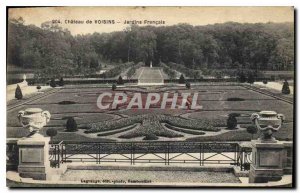 Postcard Old Castle Gardens Voisind French