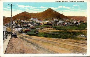Postcard Jerome, Arizona from The Hog Back
