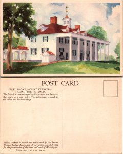 East Front, Mount Vernon, Facing the Potomac (11456)
