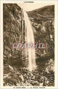 Old Postcard Auvergne Mont Dore La Grande Cascade