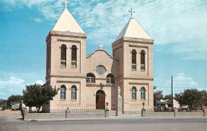 OLD MESILLA, NM New Mexico   ST ALBINO CATHOLIC CHURCH  1985 Chrome Postcard