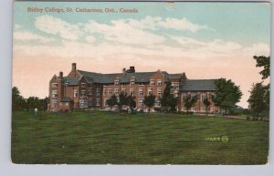 Ridley College, St Catharines, Ontario, Antique 1915 Valentine & Sons Postcard