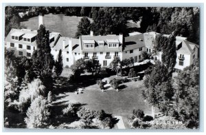 1955 The Guild Inn From The Air Scarborough Ontario Canada RPPC Photo Postcard