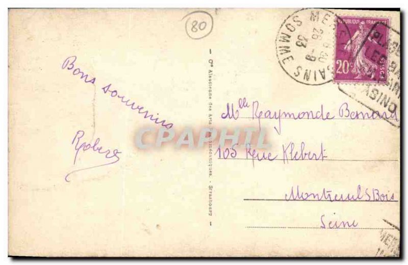 Old Postcard Mers les Bains Big Time