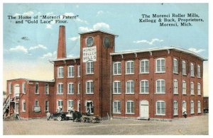 C.1910 Morenci Roller Mills, Mich. Gold Lace Flour Vintage Postcard P120
