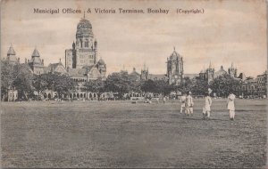 Postcard Municipal Offices & Victoria Terminus Bombay India