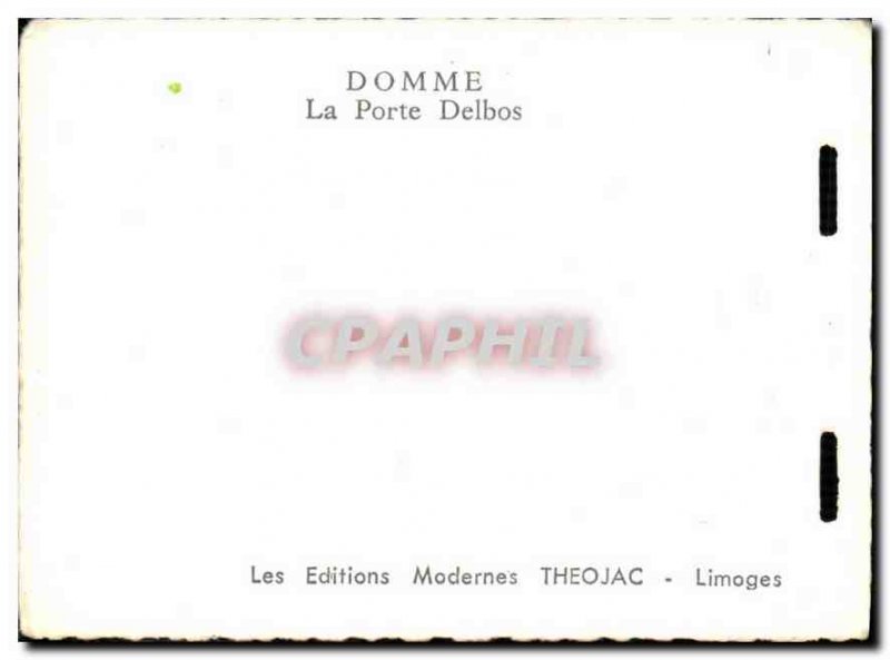 Postcard Modern Domme La Porte delbos