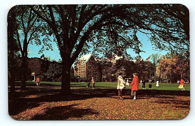 KEUKA PARK, NY New York ~ Campus Scene  KEUKA COLLEGE for WOMEN 1959 Postcard