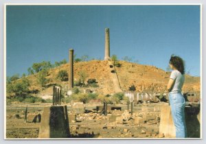 Lady @ Chillagoe Smelters~North Queensland~Ore Monuments~PM 1991~Continental PC