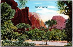 Temple Of Sinawava Zion National Park Soaring Buttes & Temples Mountain Postcard