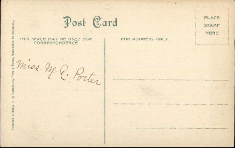 Newport RI Naval Training Station c1910 Postcard C436