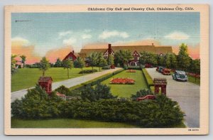 Oklahoma City Golf Club And Country Club Okla Postcard O29