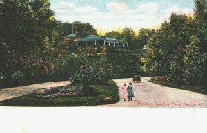 USA Pavilion Bradley Park Peoria Illinois Vintage Postcard 04.07