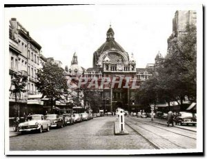 Postcard Modern Antwerp Central Station