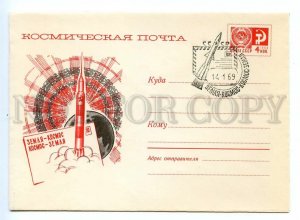 496148 1968 Kosorukov Space mail Earth space space earth cancellation COVER