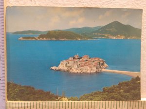 Postcard Sveti Stefan, Montenegro