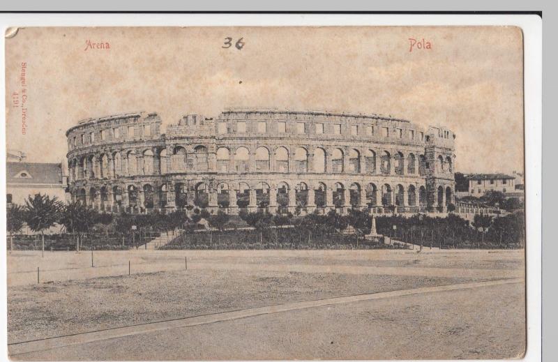 Croatia; Pola, The Pula Arena PPC Unposted c 1910's, By Stengel & Co