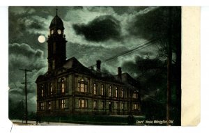 DE - Wilmington. New Castle County Courthouse  at Night