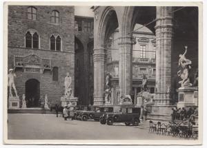 Italy; Firenza, Leggia Dell' Orcegna RP PPC 1947 Roma Central PMK 