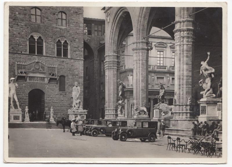 Italy; Firenza, Leggia Dell' Orcegna RP PPC 1947 Roma Central PMK 