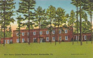 Virginia Martinsville Heny County Memorial Hospital
